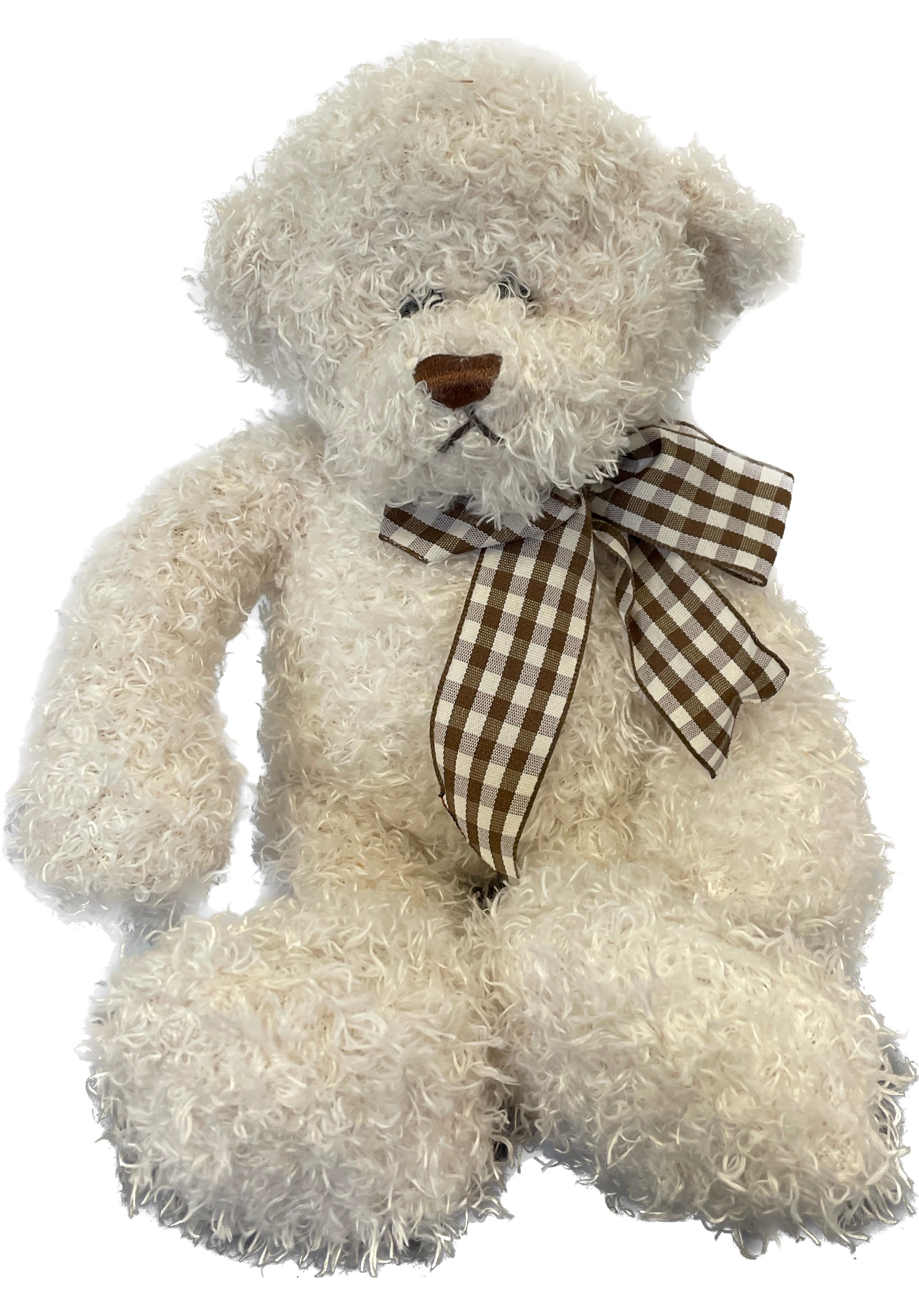 White 11 inch bear